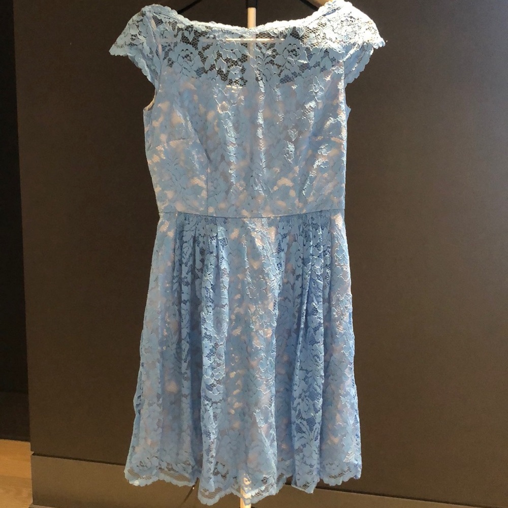 Cynthia Steffe Blue Lace Party Dress size 2-4